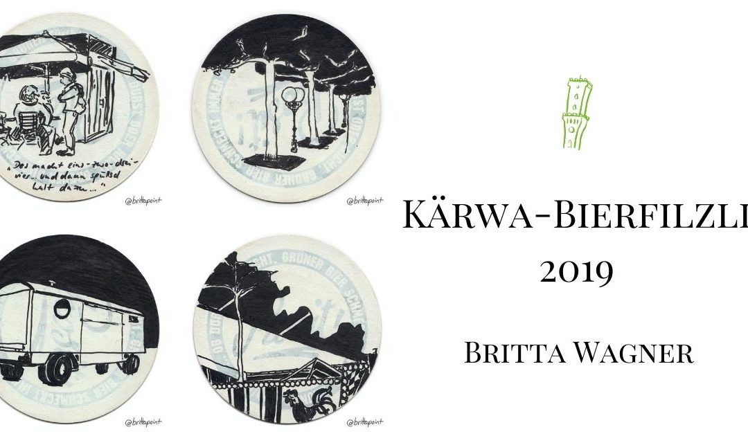 Kärwa-Bierfilzli 2019 von Britta Wagner