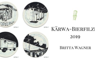 Kärwa-Bierfilzli 2019 von Britta Wagner