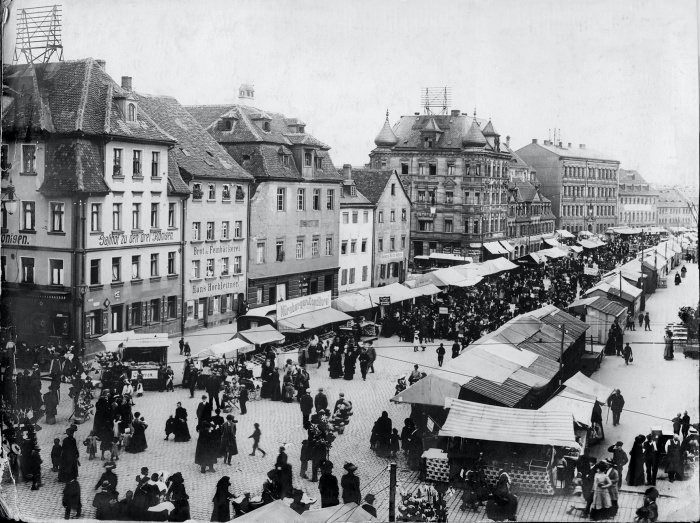 Die Königstr in Fürth früher Die Königstr in Fürth früher