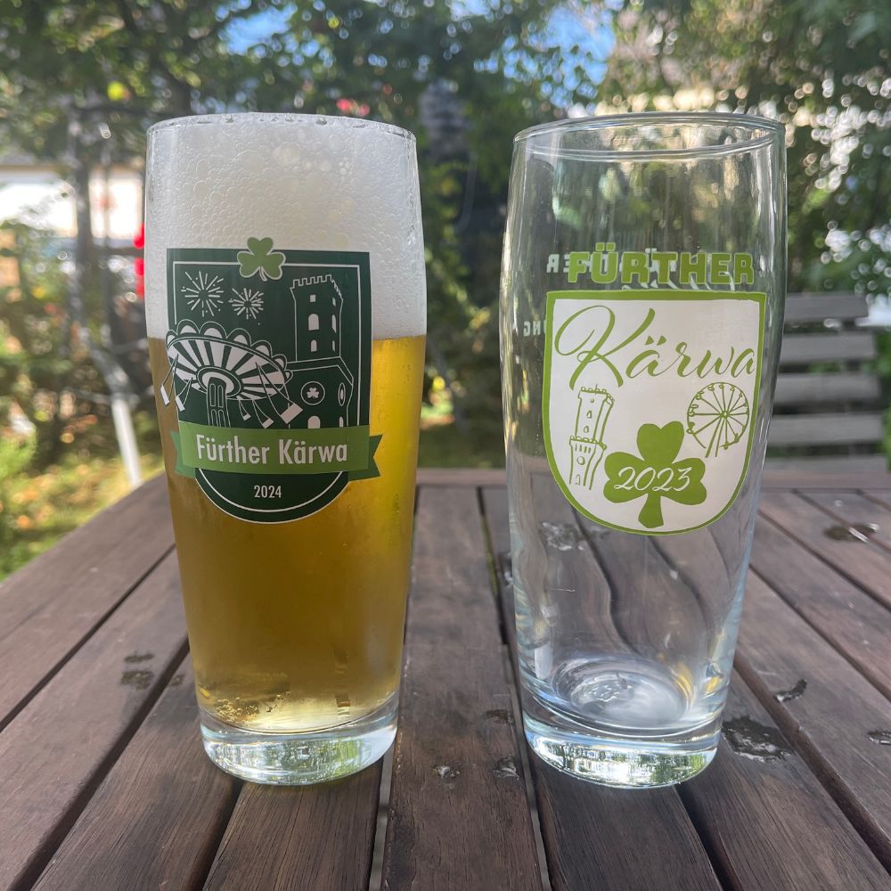 Die Kärwabiergläser