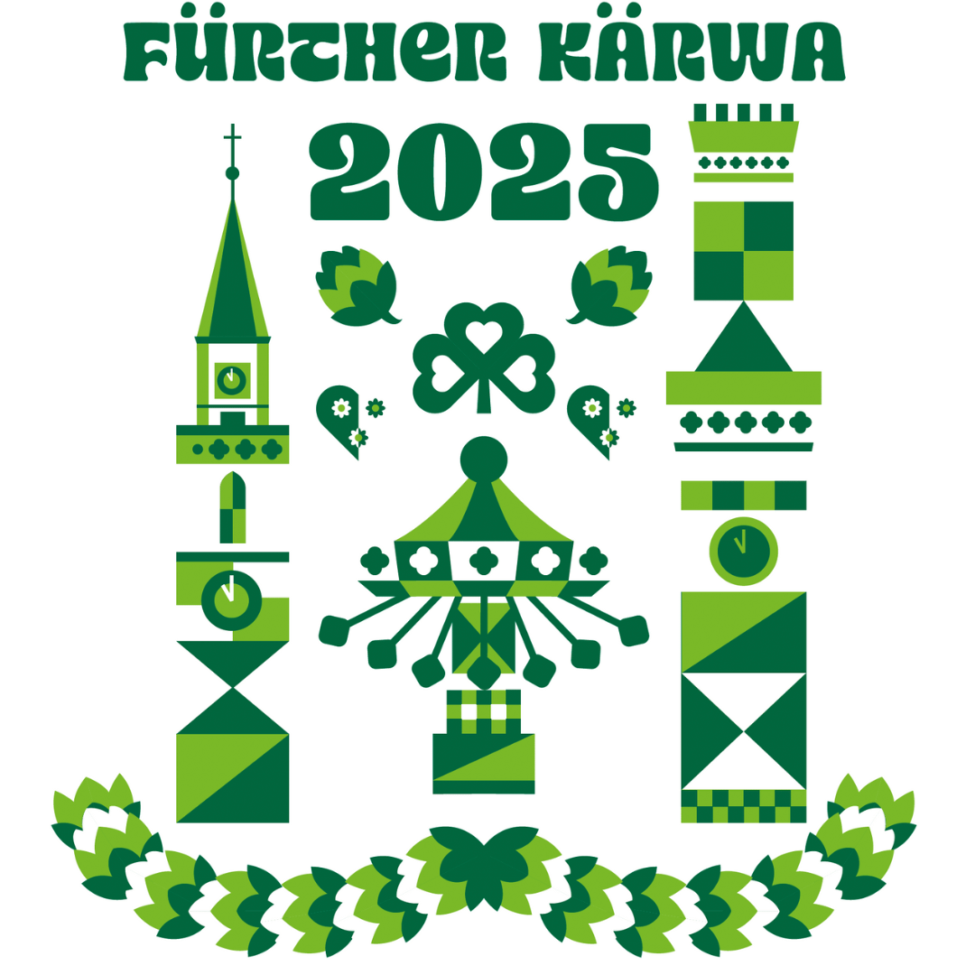 Kärwabierglasdesign 2025 von Stina Hahn