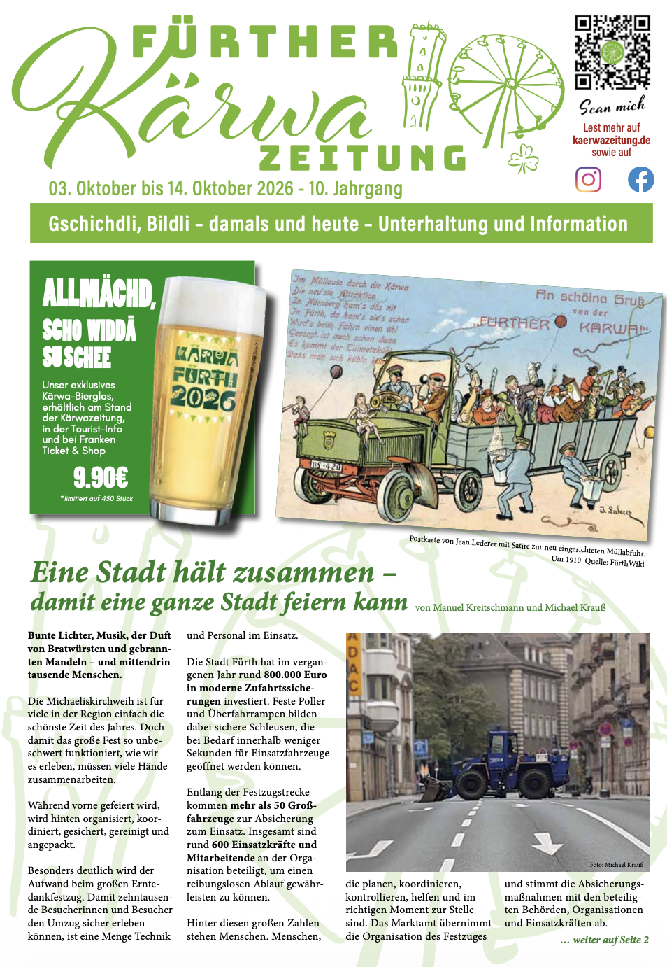 Kärwazeitung 2025 Cover
